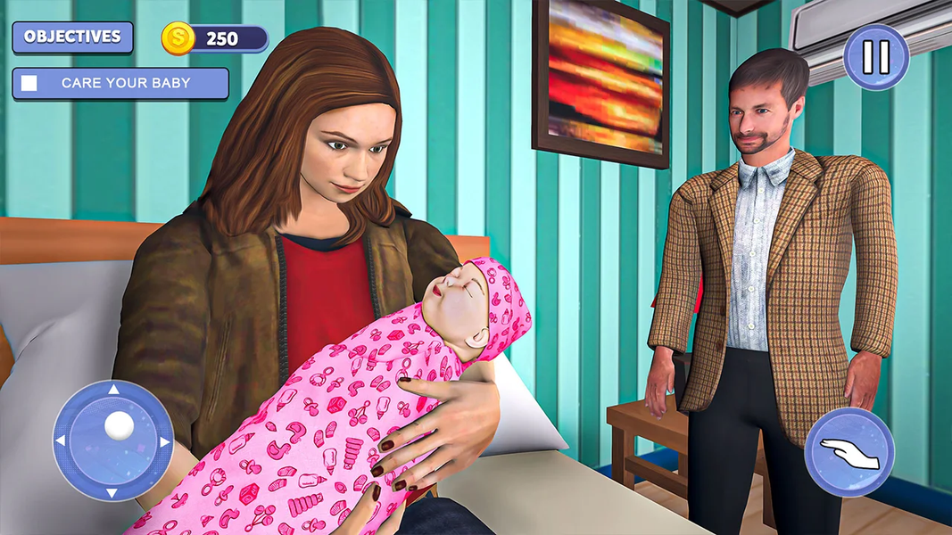 Pregnant Mommy Simulator games - Gameplay image of android game