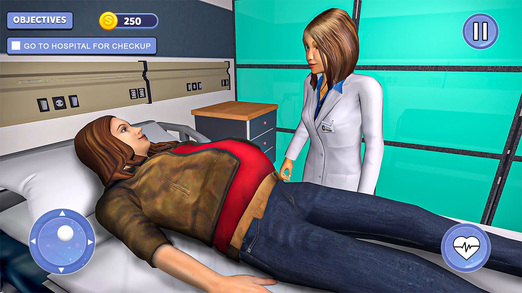 Pregnant Mommy Simulator games - Gameplay image of android game
