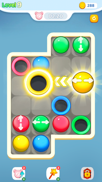 Sliding Ball Escape 3D - Gameplay image of android game