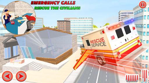 Flying Ambulance Rescue Game - عکس برنامه موبایلی اندروید