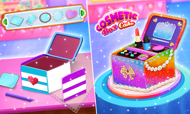 Makeup Kit Cakes- Cosmetic Box - عکس بازی موبایلی اندروید