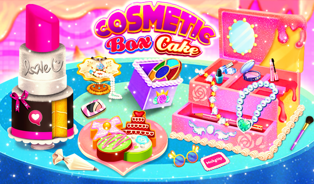 Makeup Kit Cakes- Cosmetic Box - عکس بازی موبایلی اندروید