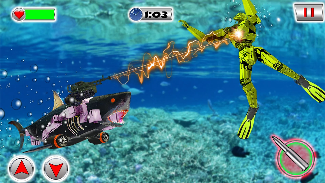 Shark Robot Transformation - عکس برنامه موبایلی اندروید