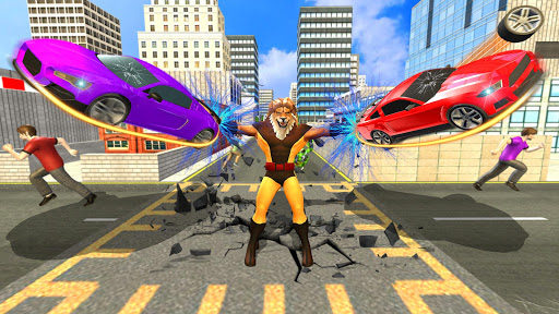 Scary Lion Crime City Attack - Image screenshot of android app