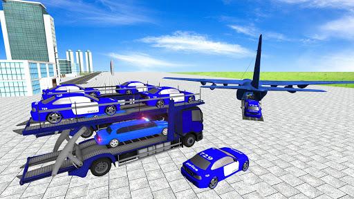 US Police Limo Car ATV Quad - Gameplay image of android game
