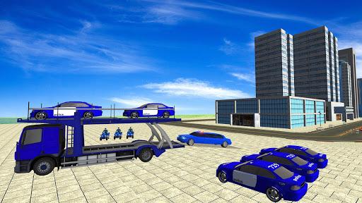 US Police Limo Car ATV Quad - Gameplay image of android game