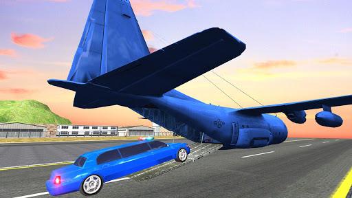 US Police Limo Car ATV Quad - Gameplay image of android game