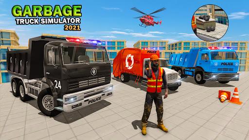 Garbage Trash Truck Simulator - Image screenshot of android app