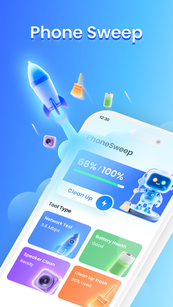 PhoneSweep - Cleanup Tool - عکس برنامه موبایلی اندروید