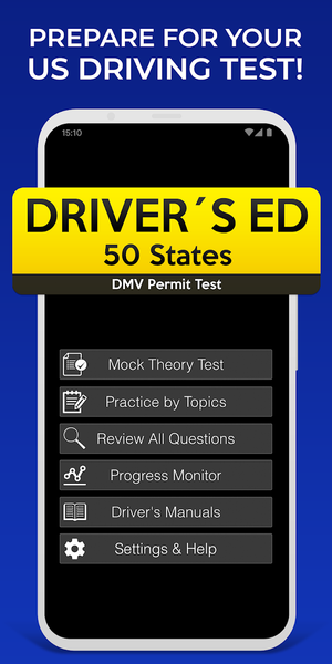Drivers Ed: US Driving Test - عکس برنامه موبایلی اندروید
