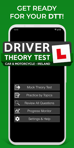 Driver Theory Test Ireland DTT - عکس برنامه موبایلی اندروید