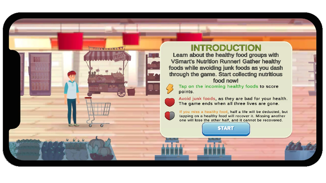 VSmart Nutrition Runner - عکس بازی موبایلی اندروید