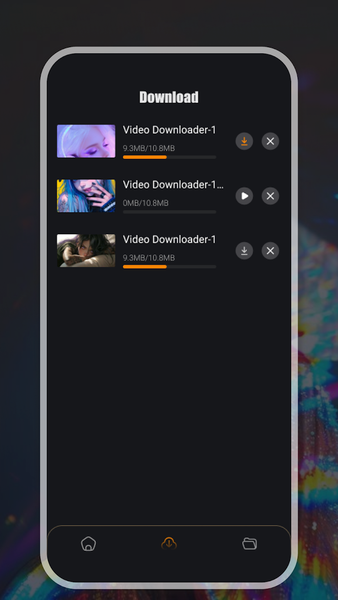 Vibe Downloader - عکس برنامه موبایلی اندروید