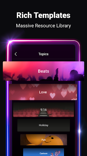 Vibe: Music Video Maker, Effect, No Skill Need - عکس برنامه موبایلی اندروید