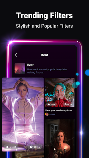 Vibe: Music Video Maker, Effect, No Skill Need - عکس برنامه موبایلی اندروید