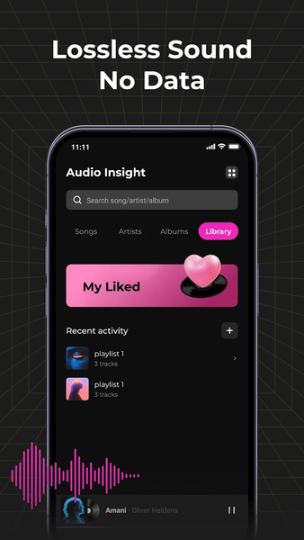 Audio Insight - Offline Music - عکس برنامه موبایلی اندروید
