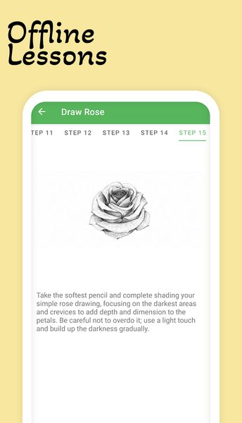Learn Drawing - Step by Step - Image screenshot of android app
