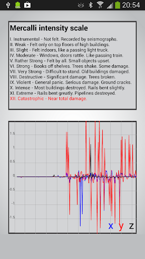 Vibration Meter - Image screenshot of android app