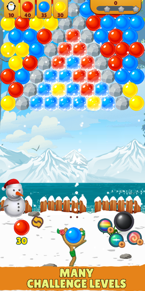 Farm Snow - Christmas Bubble - عکس بازی موبایلی اندروید