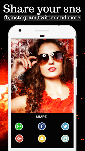Fire Effect Photo Editor : Video Maker - Image screenshot of android app