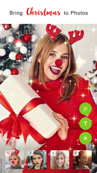 Christmas Photo Frames & Cards - عکس برنامه موبایلی اندروید