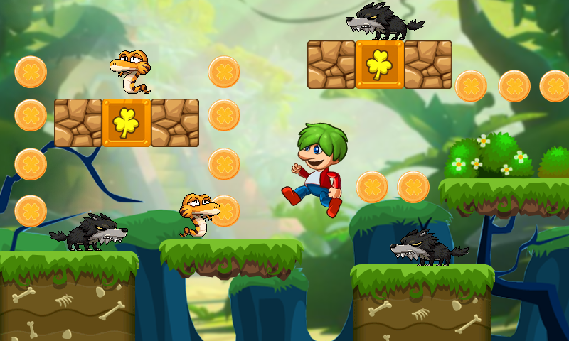 Victo’s World - Jungle Quest - Gameplay image of android game