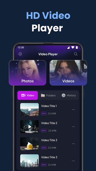 HD Video Downloader & Player - عکس برنامه موبایلی اندروید