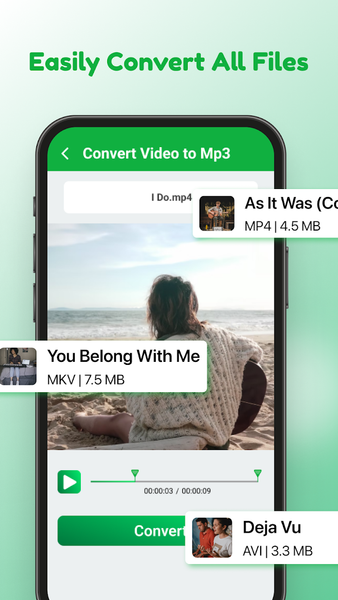 Video to MP3: Video Converter - عکس برنامه موبایلی اندروید