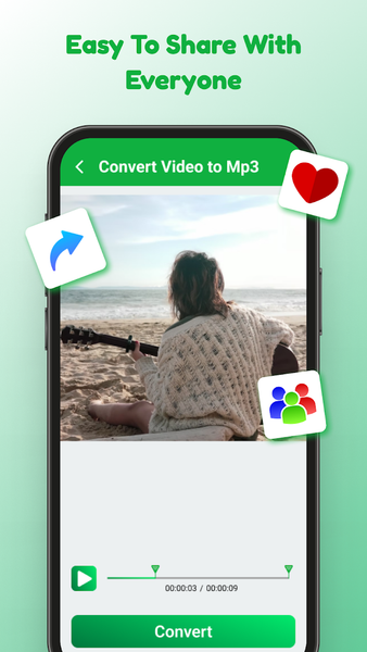 Video to MP۳: Video Converter - عکس برنامه موبایلی اندروید
