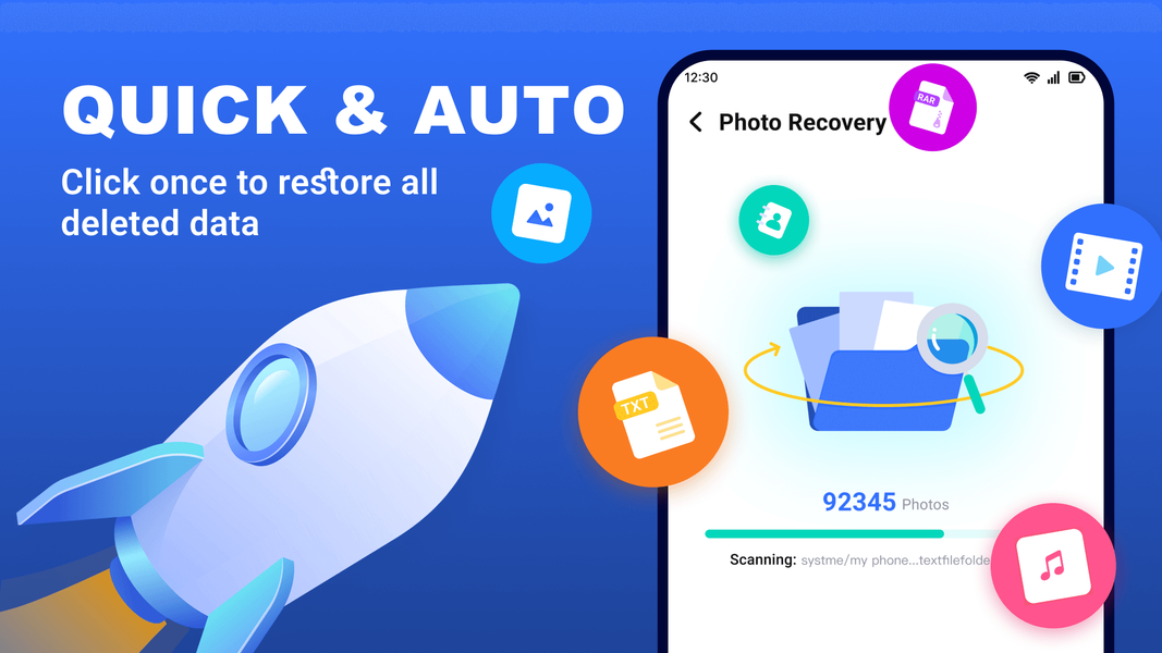 Photo Recovery & File Restore - عکس برنامه موبایلی اندروید