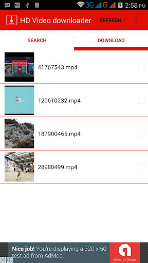 HD Video downloader free - عکس برنامه موبایلی اندروید