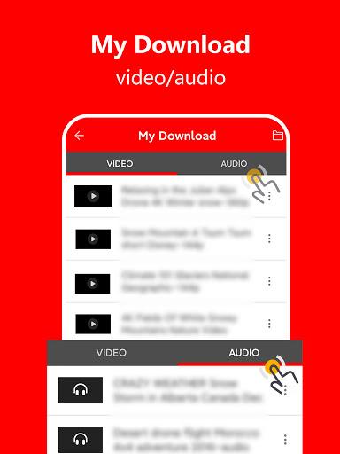 All video downloader&Play Tube - عکس برنامه موبایلی اندروید