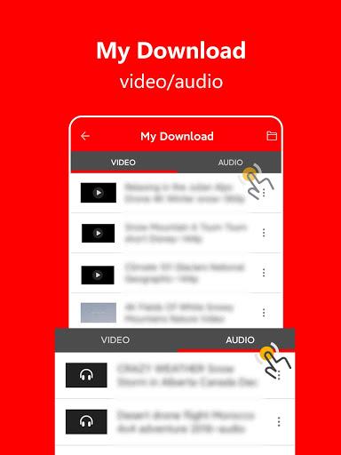 All video downloader&Play Tube - عکس برنامه موبایلی اندروید