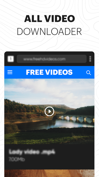 Video Downloader Proxy Browser - عکس برنامه موبایلی اندروید