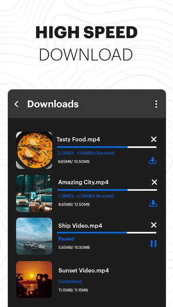 Video Downloader Proxy Browser - عکس برنامه موبایلی اندروید