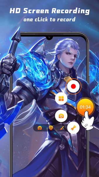 Screen Recorder - Video Editor - عکس برنامه موبایلی اندروید
