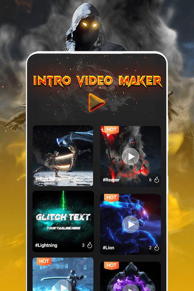 Gaming Intro Maker Intro Maker - عکس برنامه موبایلی اندروید