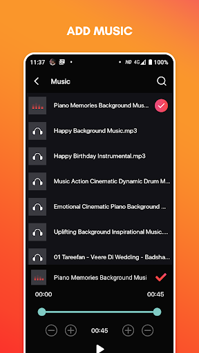 Video Maker with Songs - Image screenshot of android app