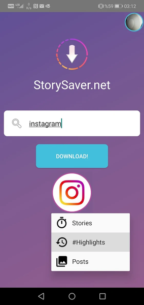 Storysaver.net App - عکس برنامه موبایلی اندروید
