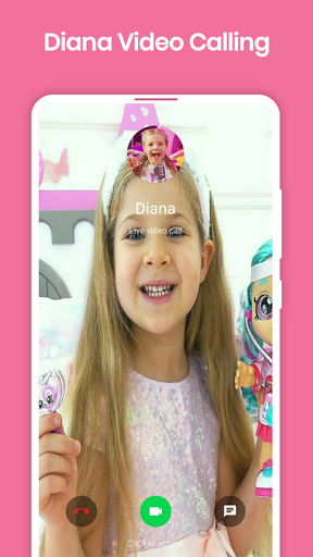 Diana Video Call: Fake Video Call - Image screenshot of android app