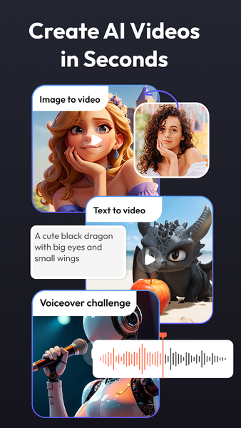 Video creator - AI Generator - عکس برنامه موبایلی اندروید