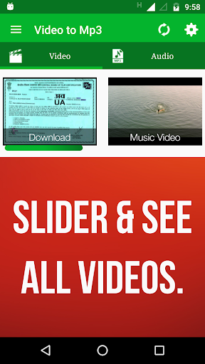 Video to MP3 Converter, RINGTONE Maker, MP3 Cutter - Image screenshot of android app