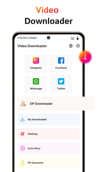 Video Downloader App - Image screenshot of android app