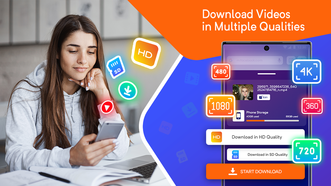 HD Video &Music Downloader App - Image screenshot of android app