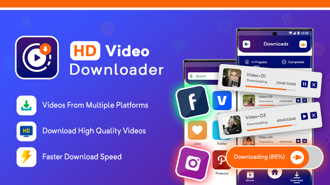 HD Video &Music Downloader App - Image screenshot of android app