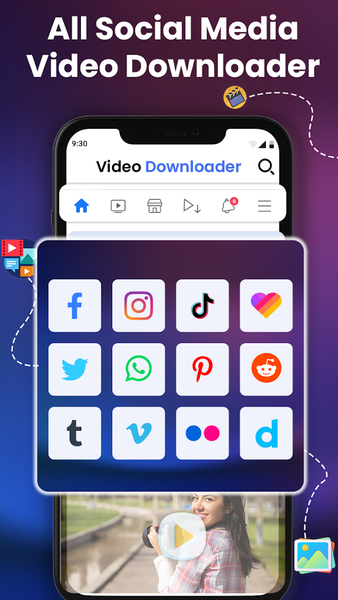 All Video Downloader - عکس برنامه موبایلی اندروید