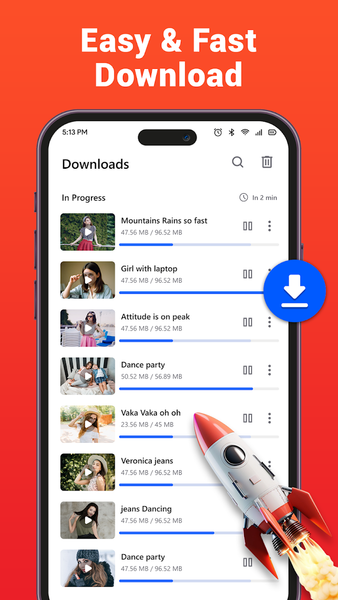 Video Downloader - Save Video - عکس برنامه موبایلی اندروید