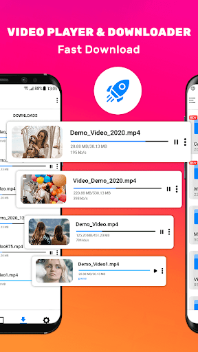 Video Downloader - HD Video Player - عکس برنامه موبایلی اندروید
