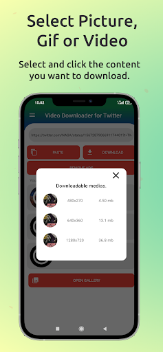 Video Downloader for Twitter - عکس برنامه موبایلی اندروید