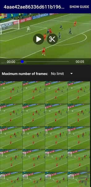 ویرایش ویدئو پیشرفته - Image screenshot of android app